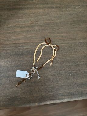 Gold Bow Herringbone Bracelet - Women Accessories